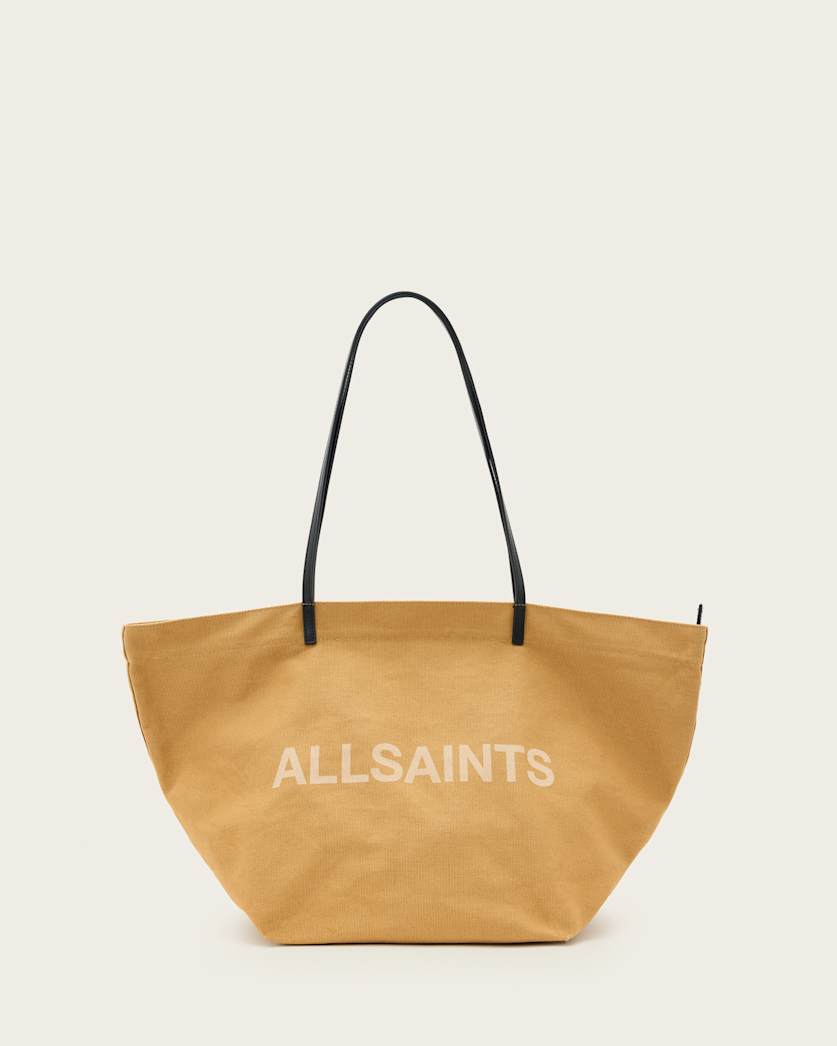 all saints Serafina Canvas Tote Bag Palisade Tan