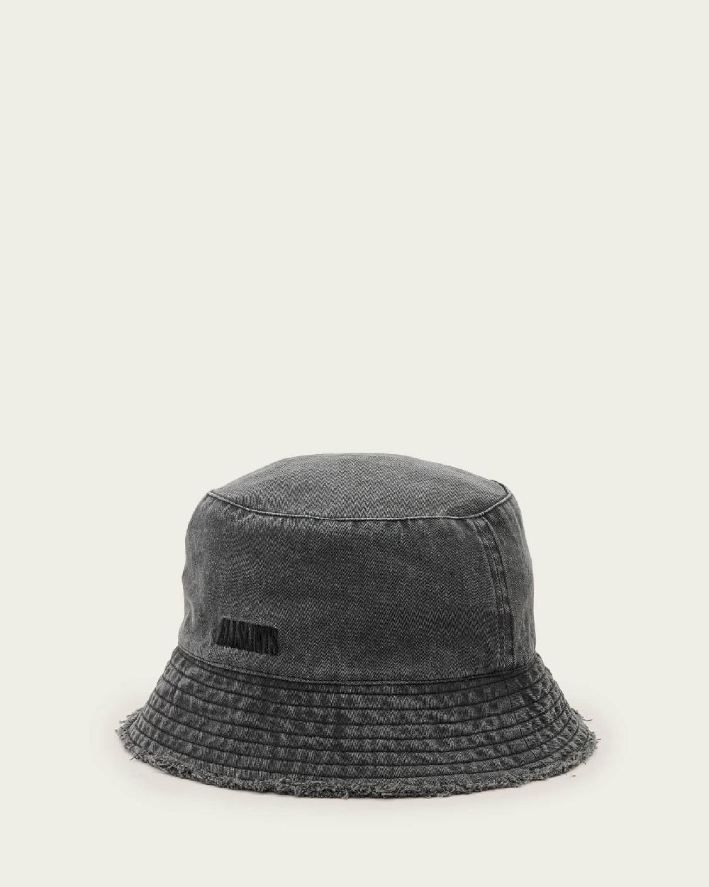 All Saints Skye Bucket Hat Washed Black