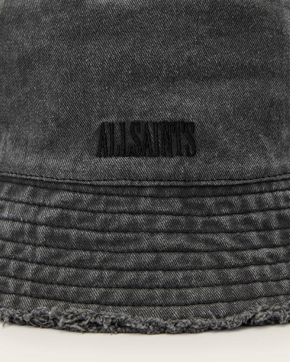 All Saints Skye Bucket Hat Washed Black
