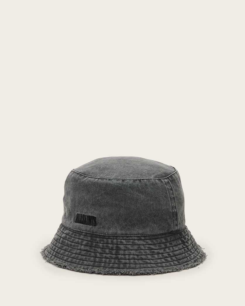 all saints Skye Bucket Hat Washed Black