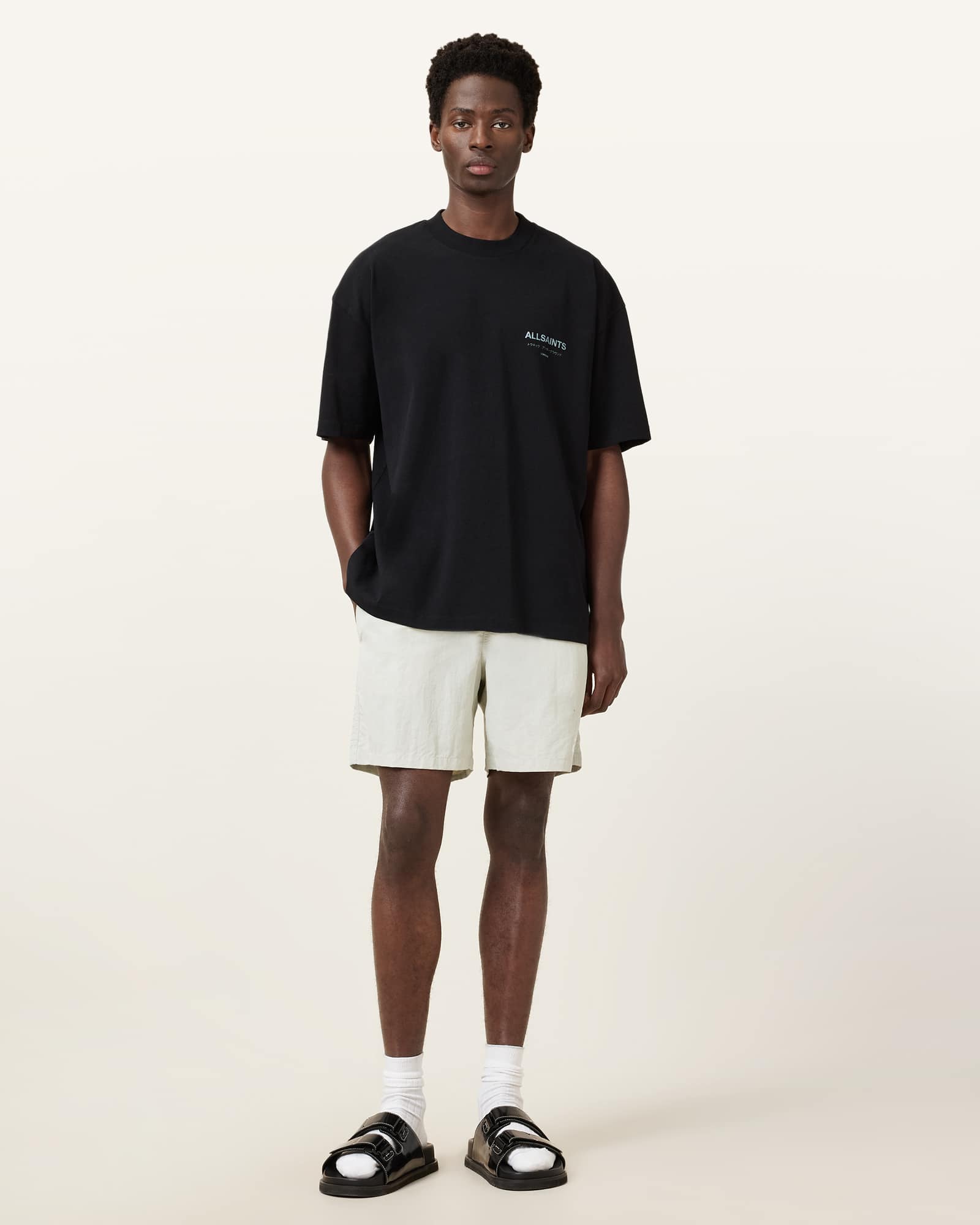 All Saints Soleil Swim Shorts Slate Green