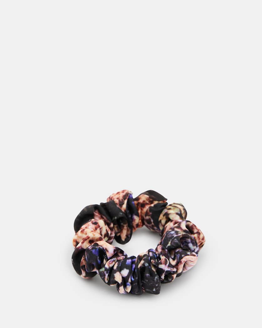 all saints Tahoe Mini Printed Scrunchie Tan Brown