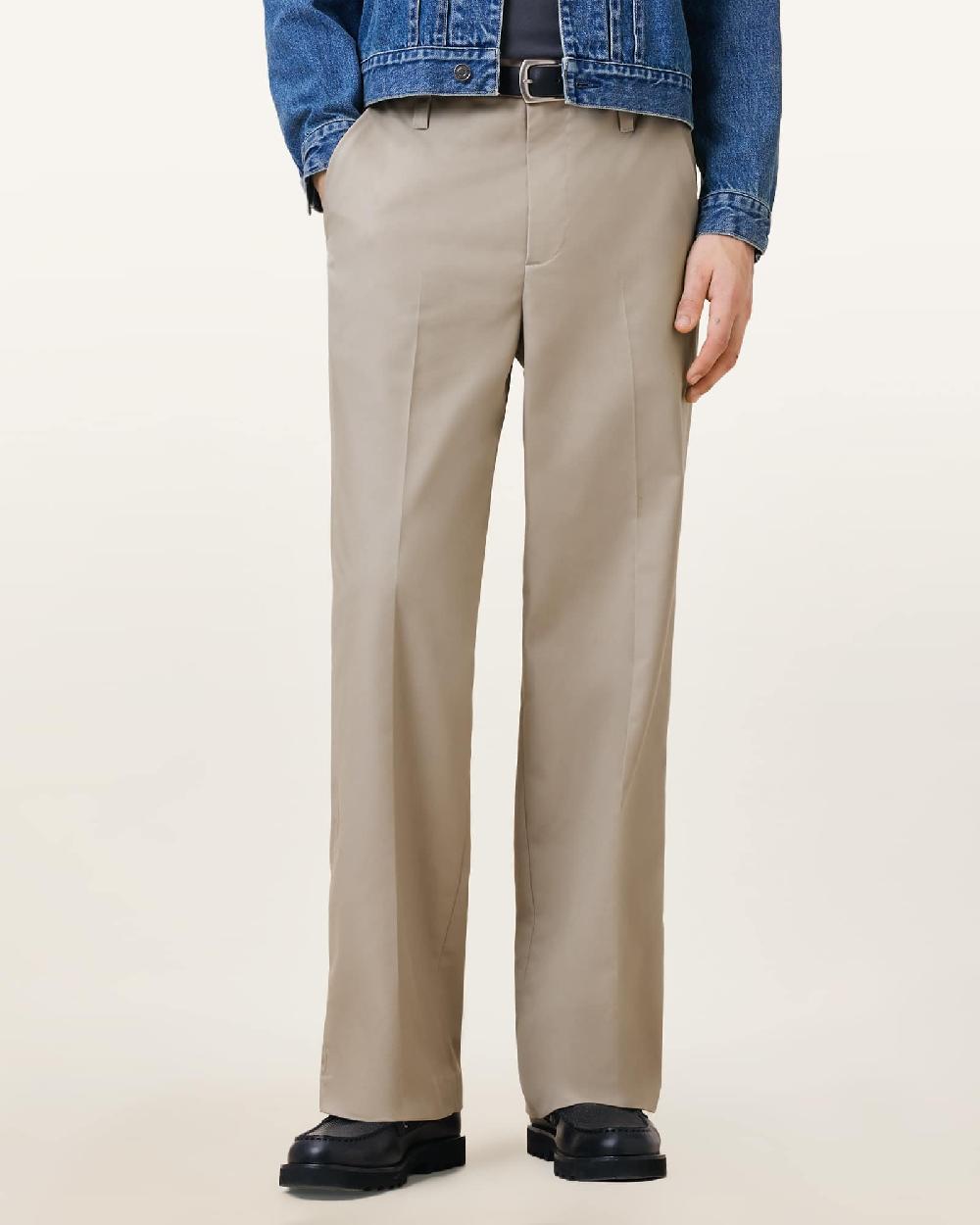 All Saints Tanner Relaxed Fit Pants Hammock Taupe