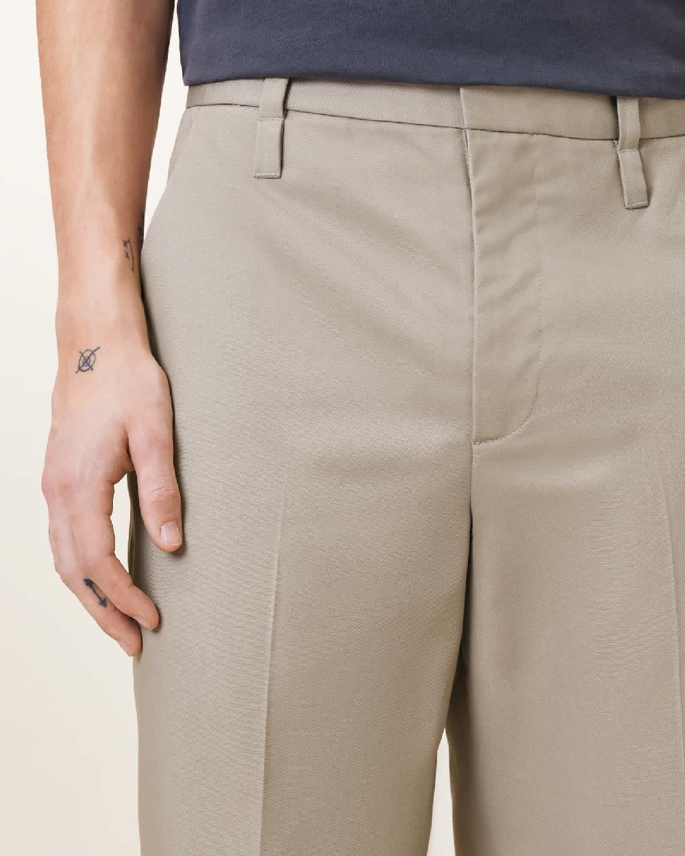 All Saints Tanner Relaxed Fit Pants Hammock Taupe