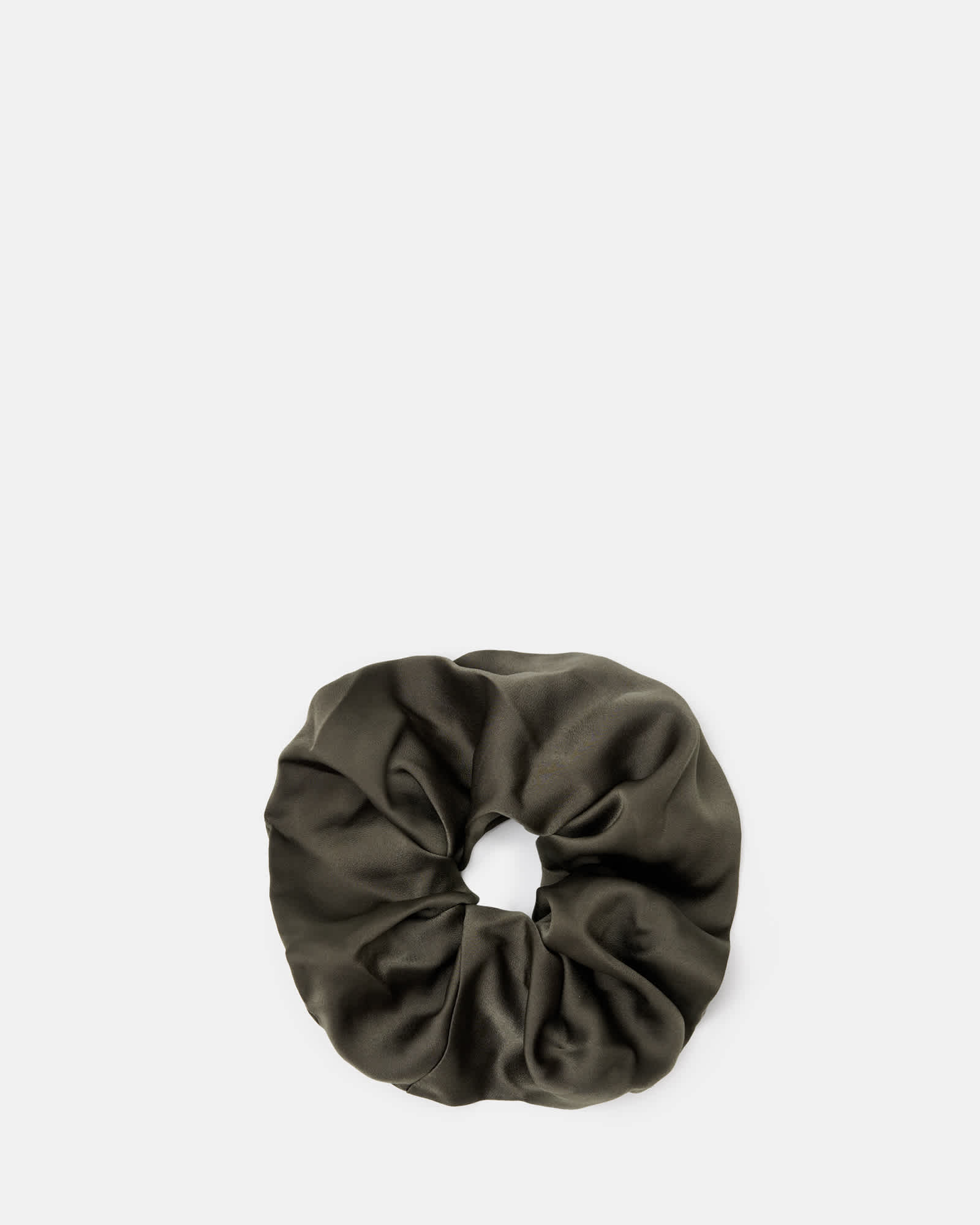 All Saints Tar Oversized Scrunchie Tarmac Green