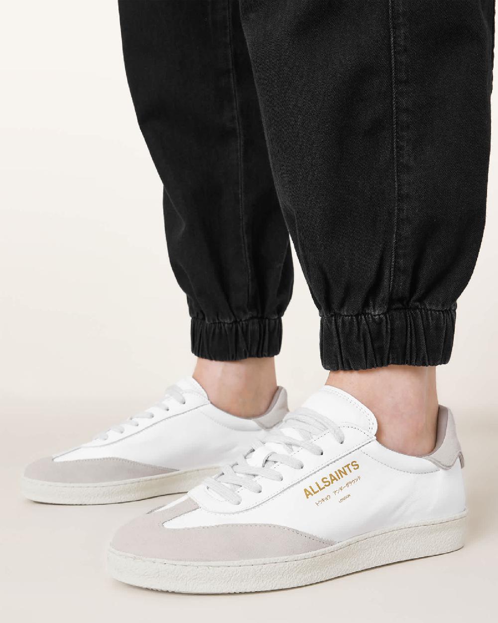 All Saints Thelma Suede Low Top Sneakers White