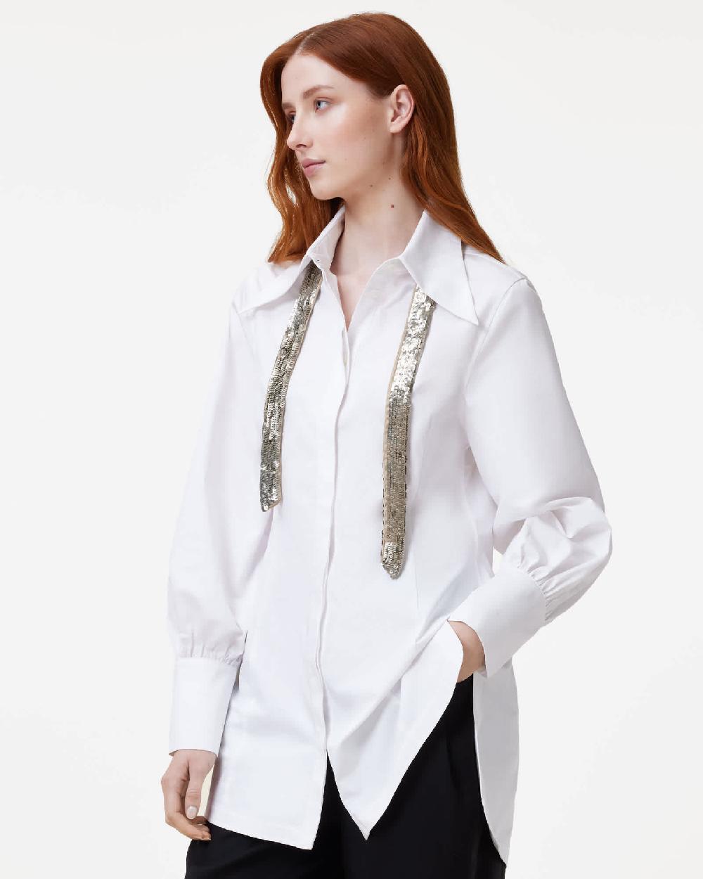 All Saints Tia Sequin Tie Gold