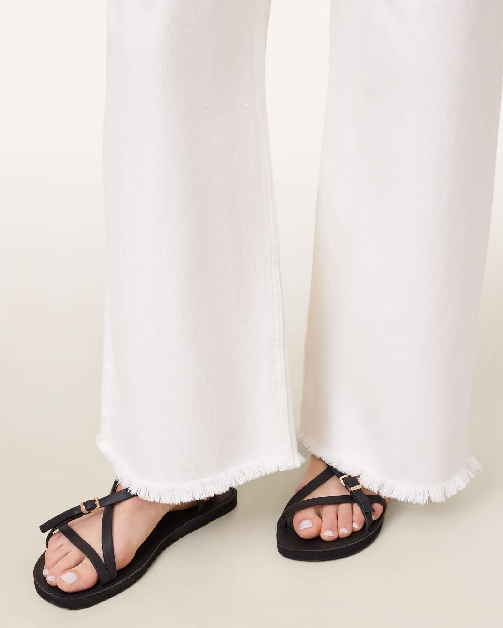 All Saints Tyla Leather Sandals Black