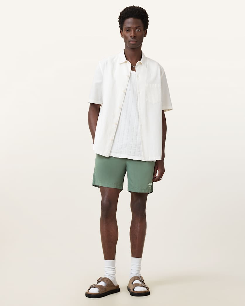 all saints Underground Swim Shorts ISLAND GREEN