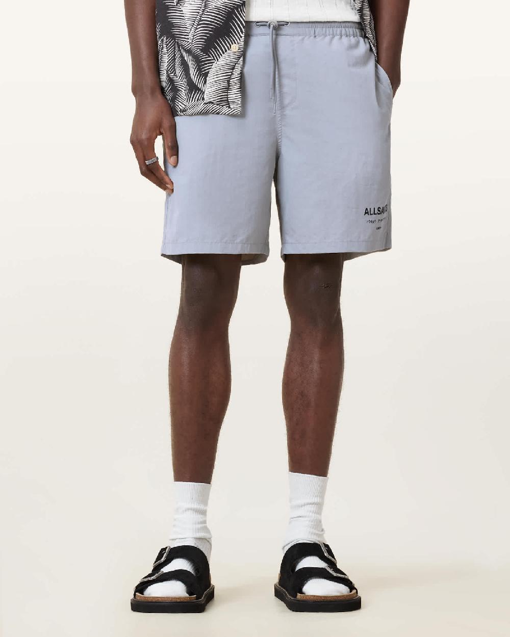 All Saints Underground Swim Shorts Machine Grey