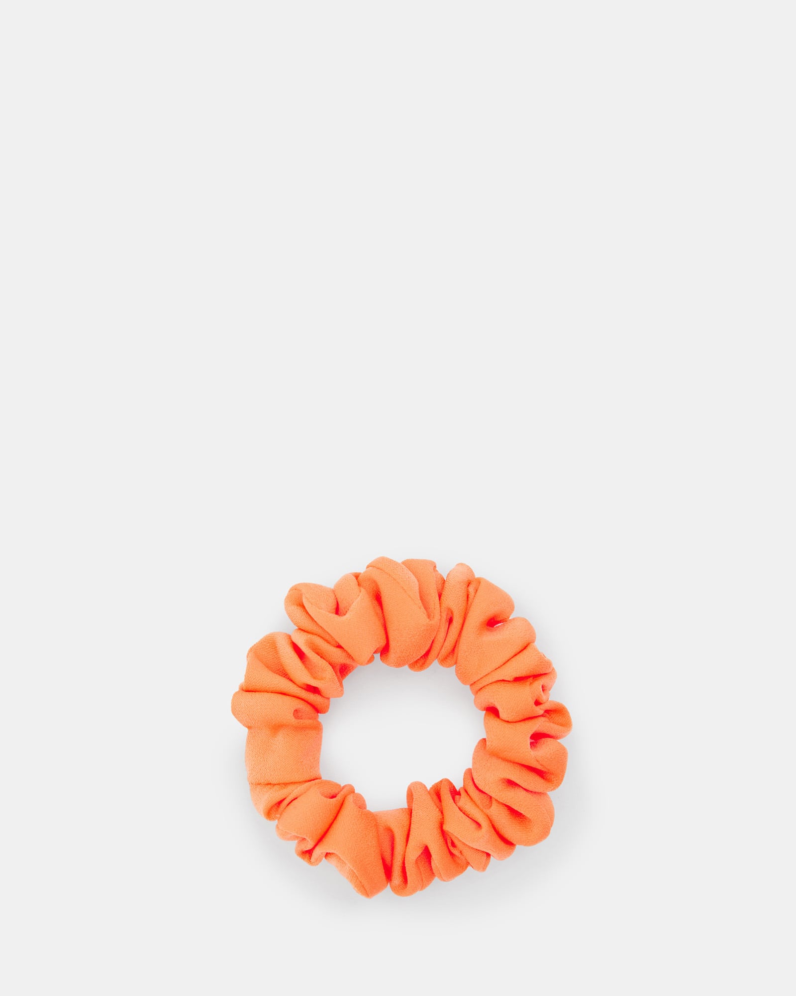 All Saints Zesty Mini Scrunchie Zesty Orange