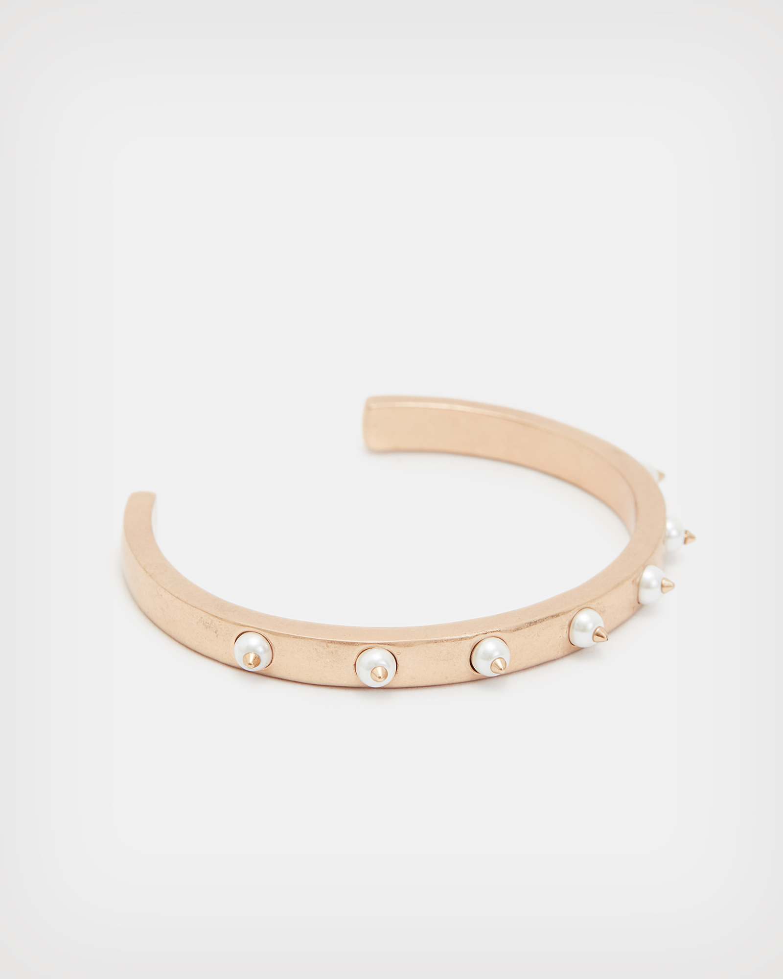 All Saints Dana Pearl Cuff Bracelet PEARL/WARM BRASS