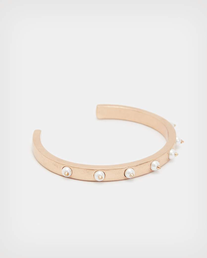 all saints Dana Pearl Cuff Bracelet PEARL/WARM BRASS