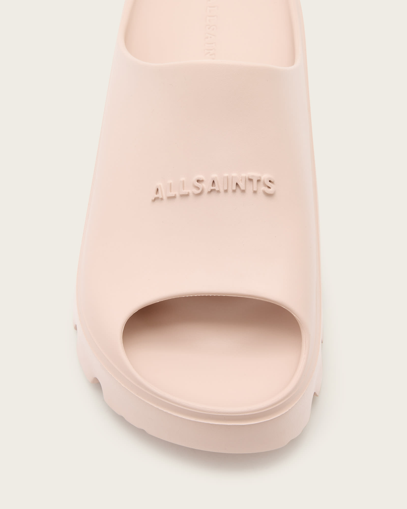 All Saints Eclipse Flatform Logo Slides Rose Dust Pink