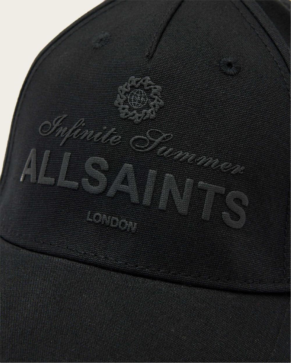 All Saints Infinite Summer Print Baseball Cap Black