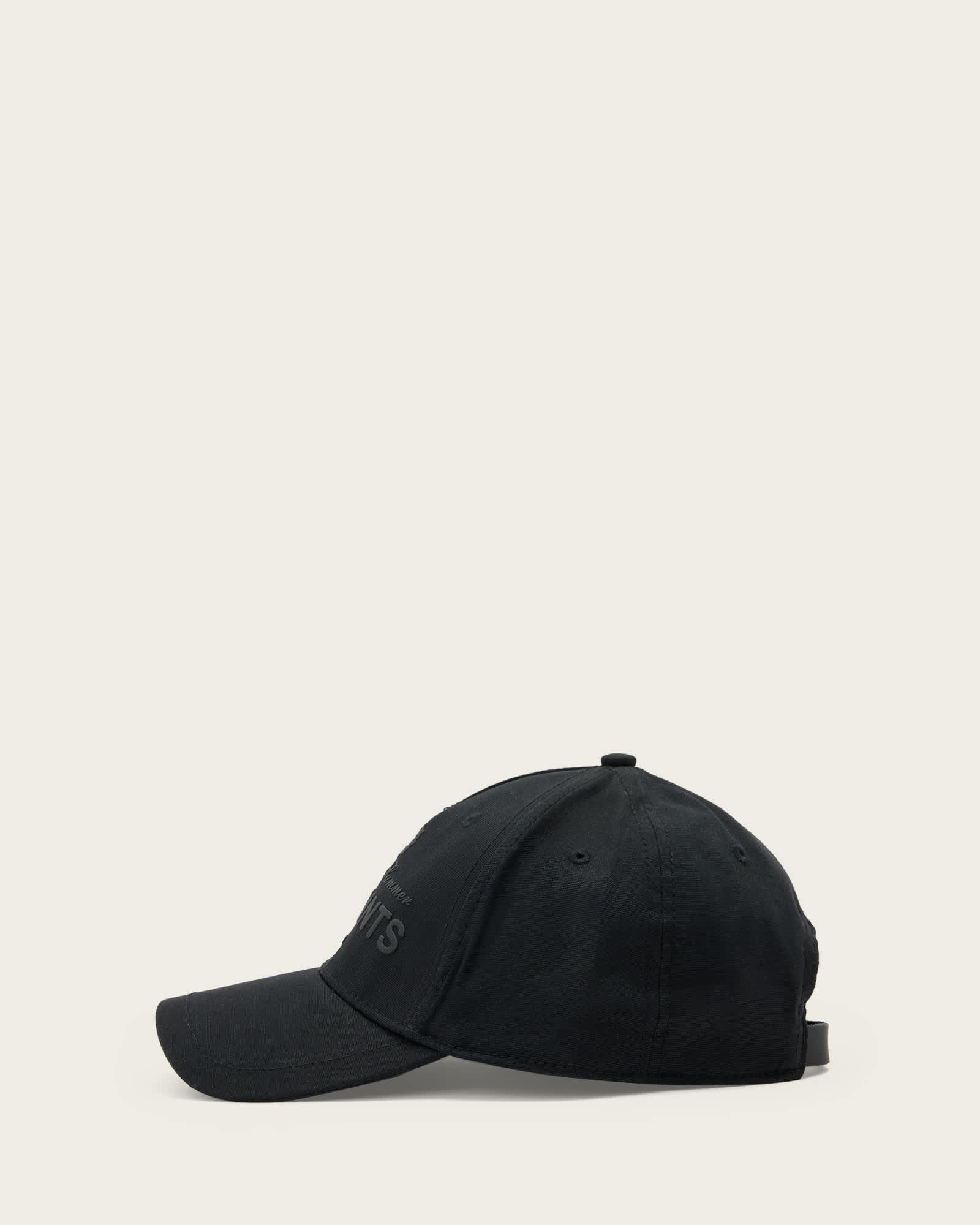 All Saints Infinite Summer Print Baseball Cap Black