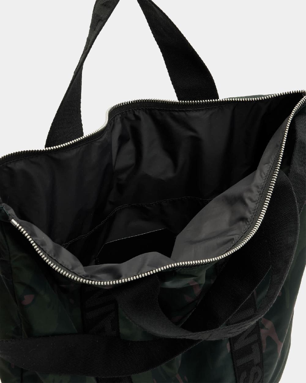 All Saints Kei Recycled Multi-Use Backpack Stellar Green