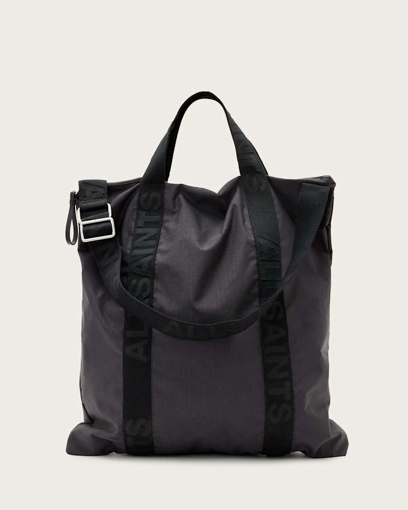 all saints Kei Recycled Multi-Use Backpack Tumbled Grey