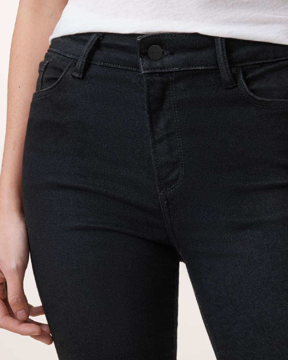 All Saints Miller Size Me Stretch Denim Jeans Black