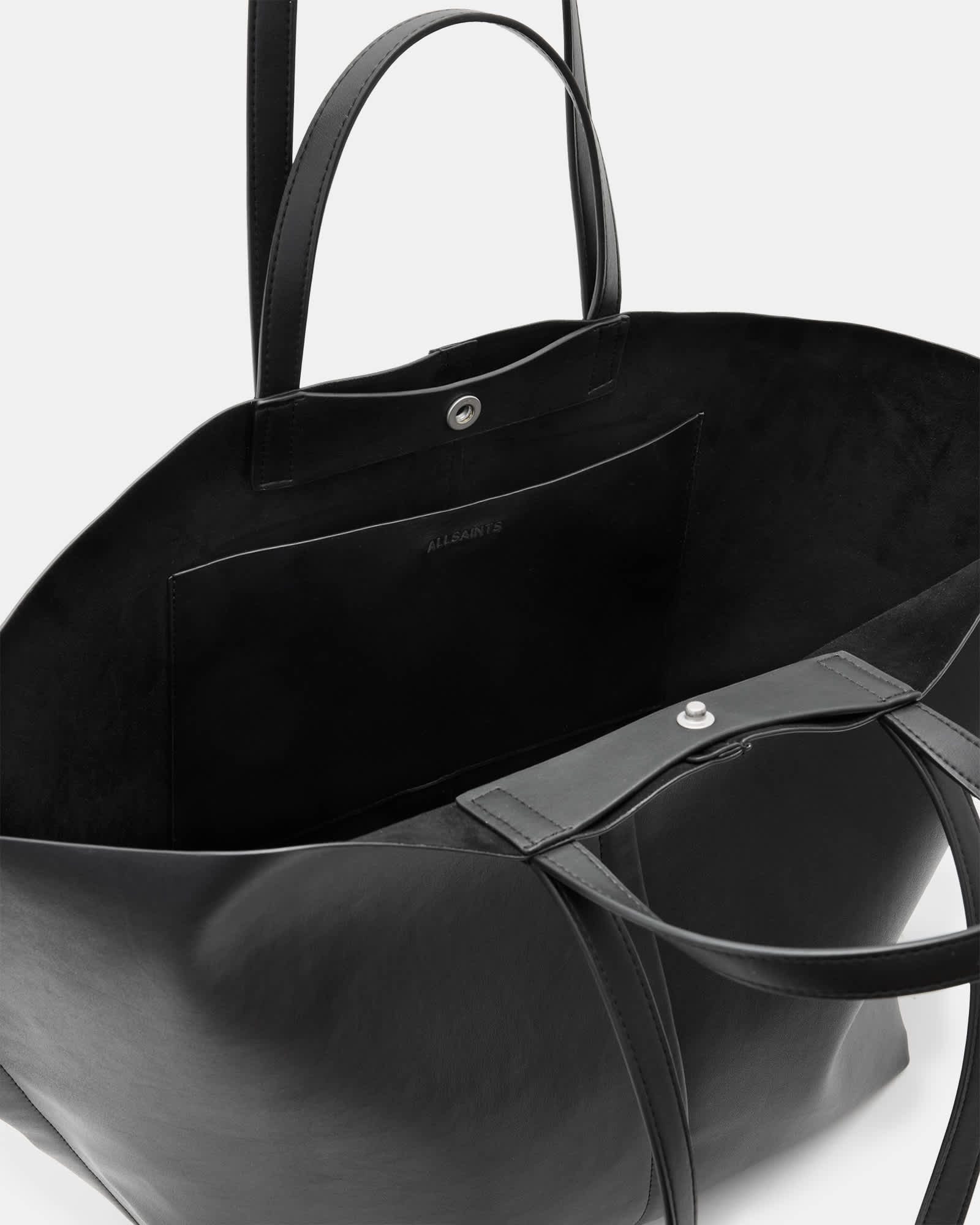 All Saints Phoenix Spacious Desserto® Tote Bag Black