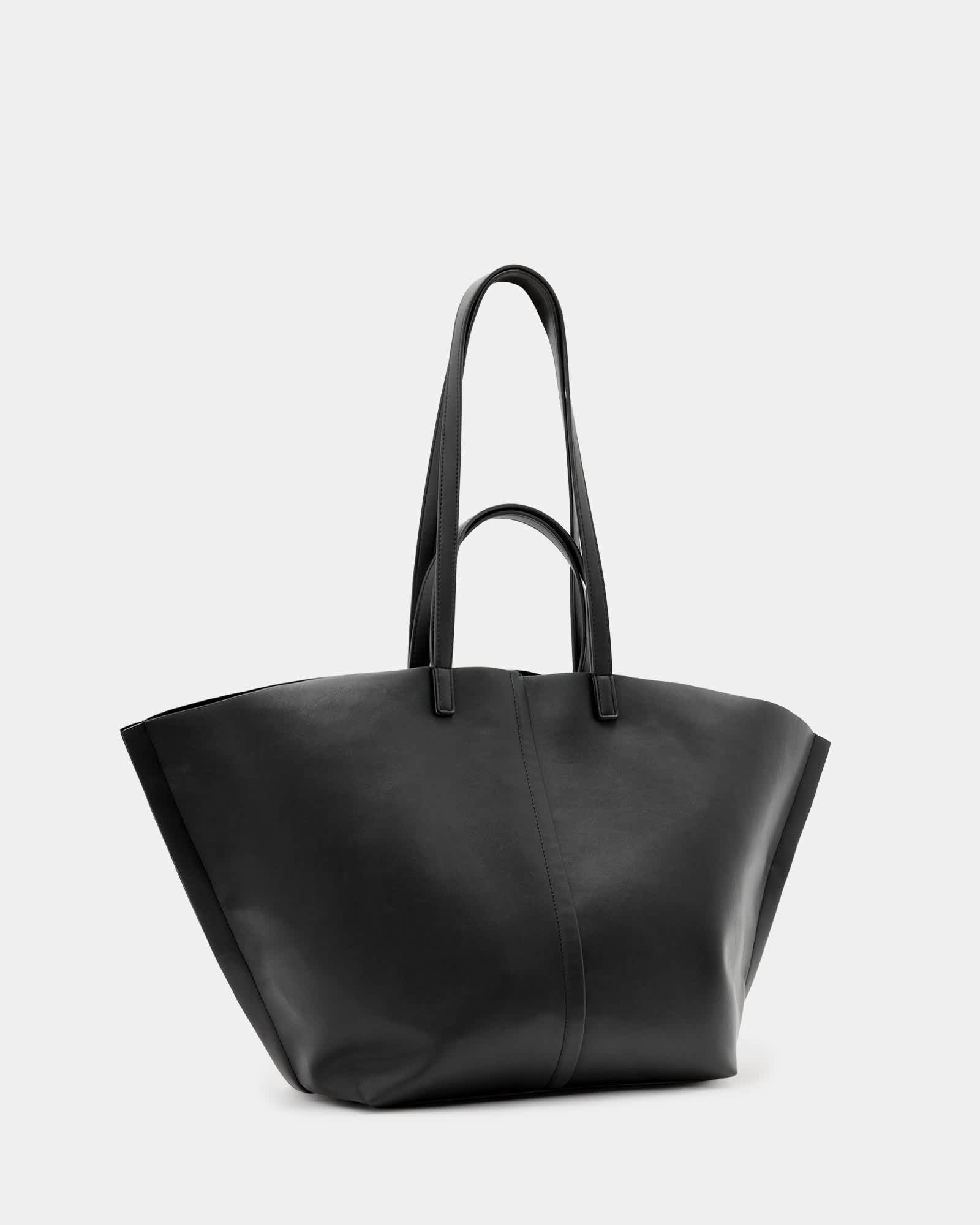 All Saints Phoenix Spacious Desserto® Tote Bag Black