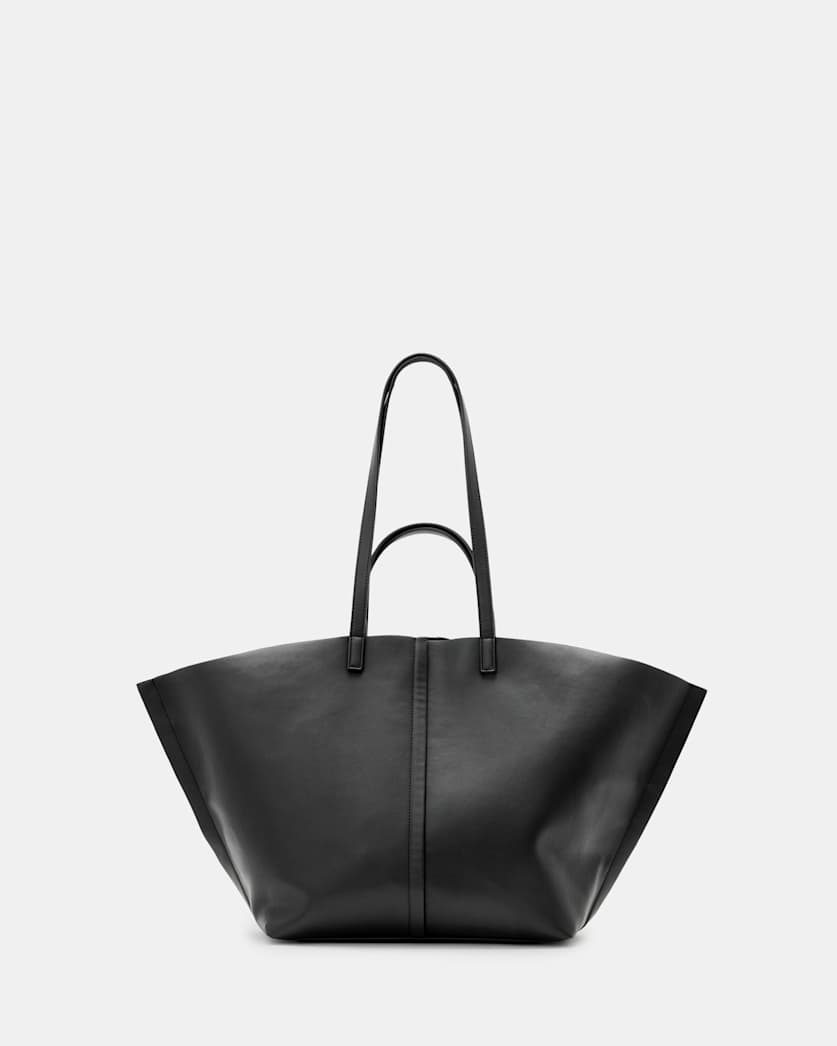 all saints Phoenix Spacious Desserto® Tote Bag Black