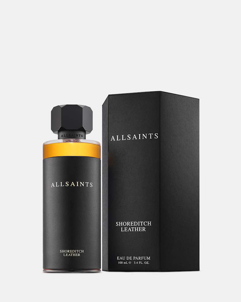 all saints Shoreditch Leather Unisex Fragrance 100ml Black
