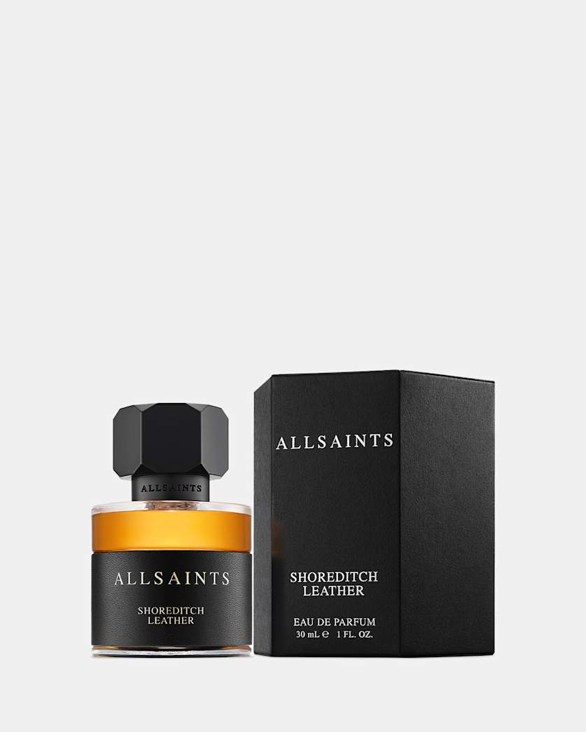 all saints Shoreditch Leather Unisex Fragrance 30ml Black