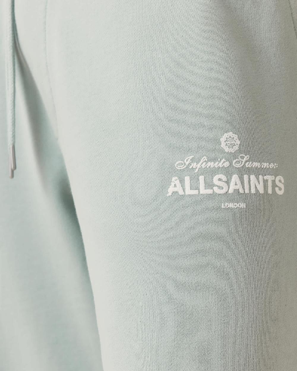 All Saints Soleil Straight-Leg Sweatpants Slate Green