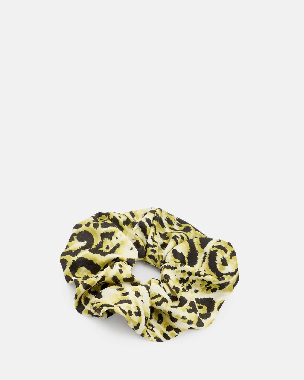 All Saints Tierra Oversized Scrunchie Teresa Lime Green