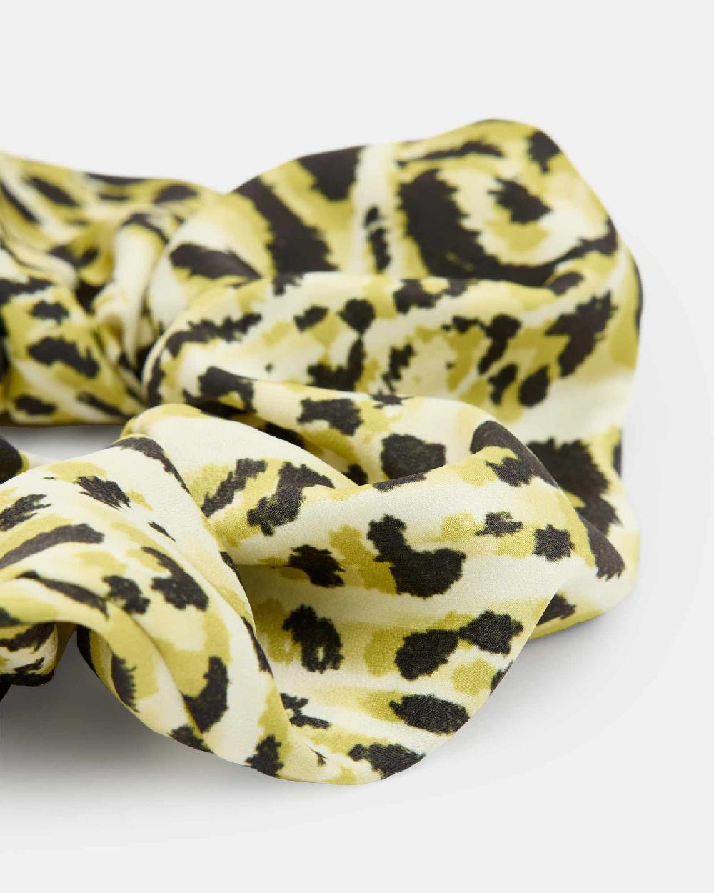 All Saints Tierra Oversized Scrunchie Teresa Lime Green