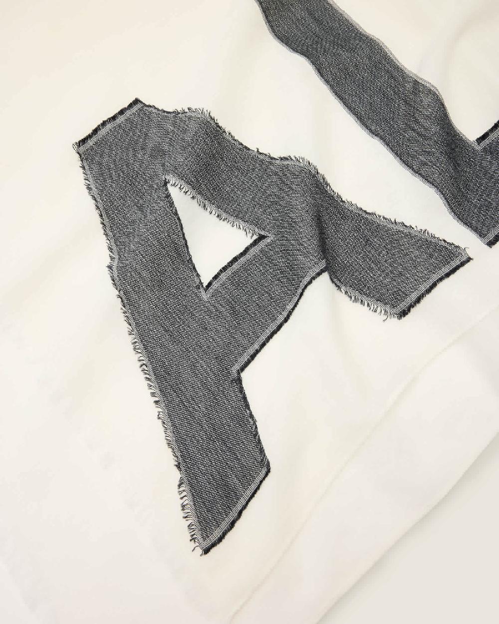 All Saints Underground Print Logo Pareo Scarf White