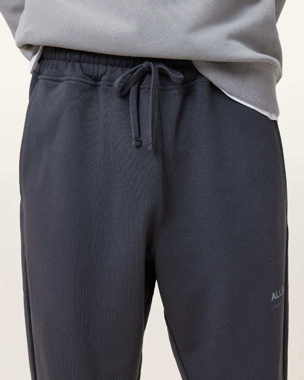 All Saints Underground Relaxed Fit Logo Sweatpants Shaded Gray