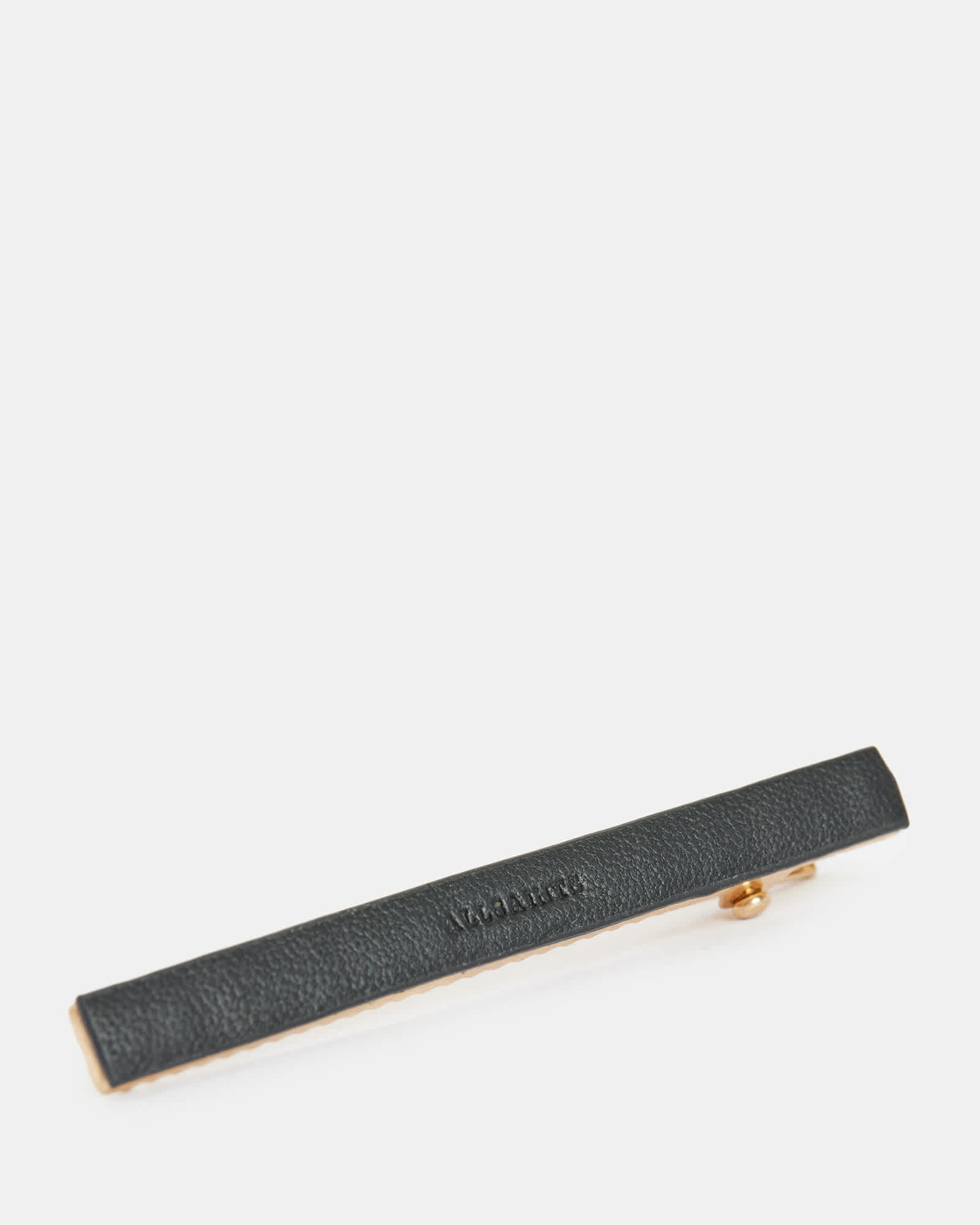 All Saints Verona Multi Tonal Leather Hair Clip Set WRM BRS/WRM SIL/BK