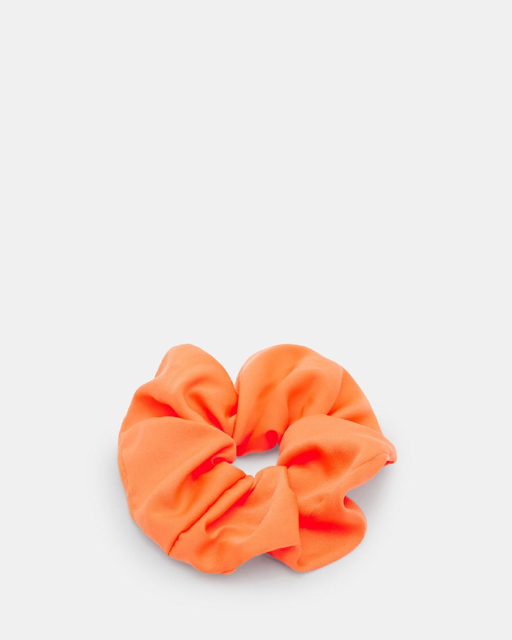 All Saints Zesty Oversized Printed Scrunchie Zesty Orange