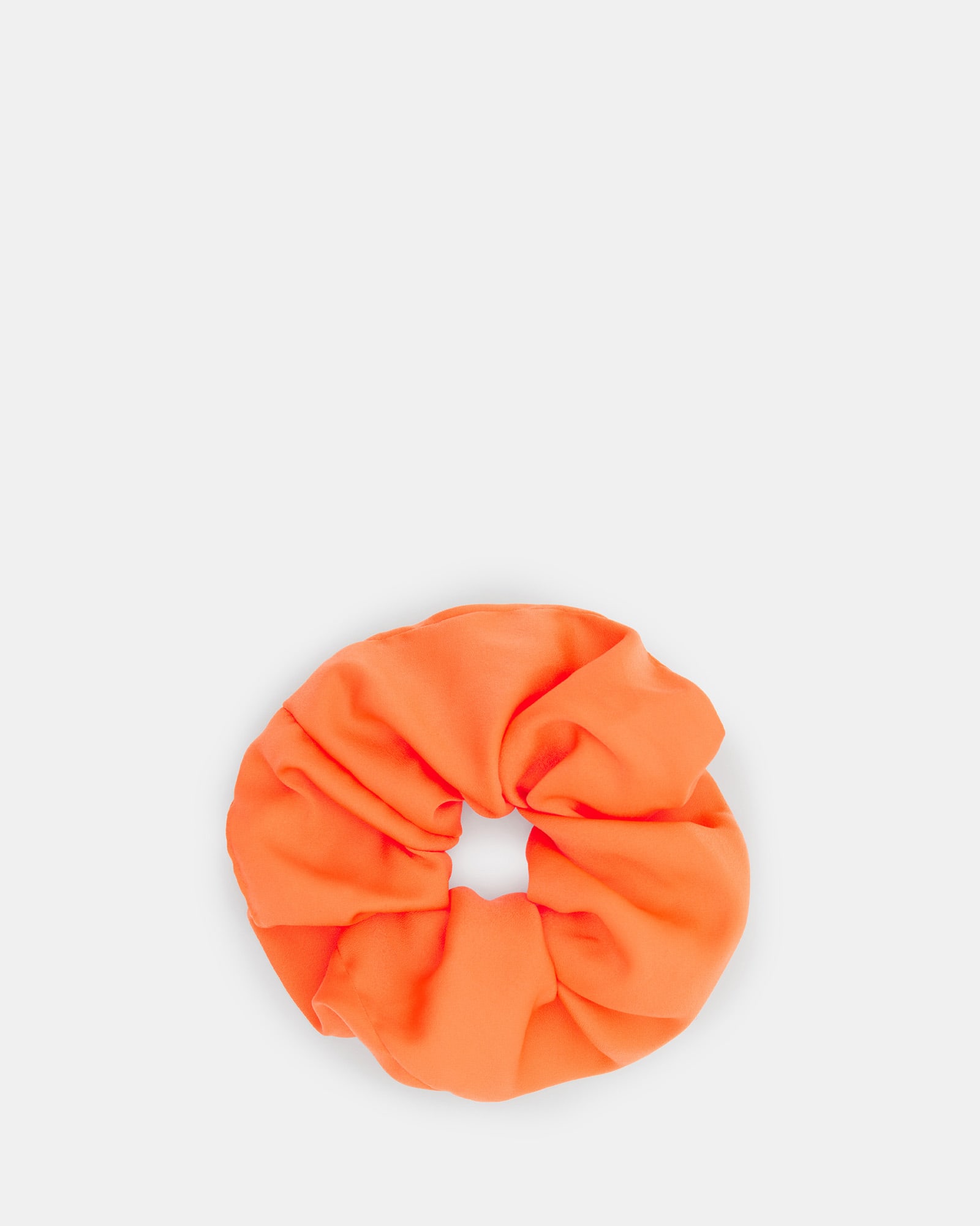 All Saints Zesty Oversized Printed Scrunchie Zesty Orange