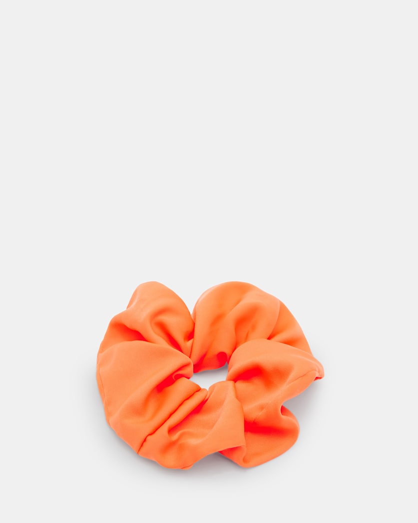 all saints Zesty Oversized Printed Scrunchie Zesty Orange