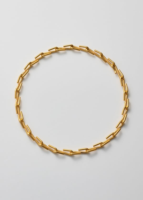 all_blues Twist necklace thin