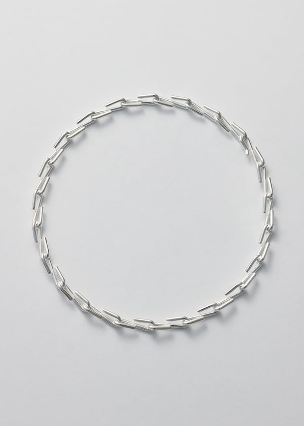 all_blues Twist necklace thin