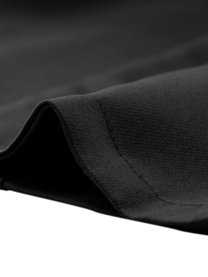 Allegra K Elegant Slit Sleeve Belted Double Breasted Work Office Blazer Dress