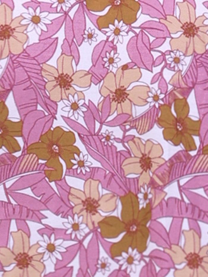 Allegra K Floral Boho Beach Belted Halter Neck Sleeveless Dress Sundress