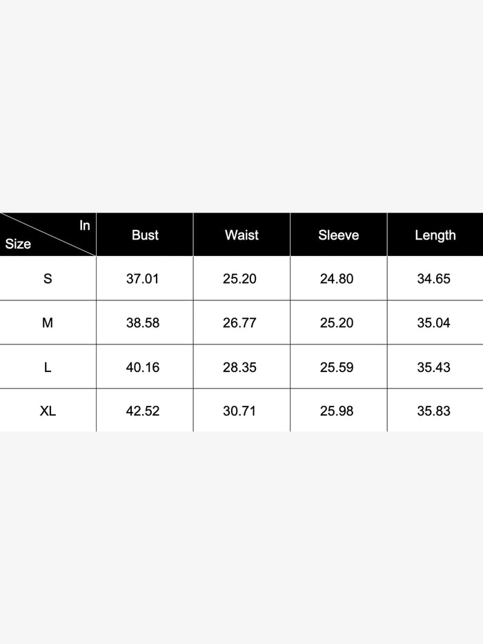 Allegra K Floral Round Neck Long Sleeve Mini A-Line Dress