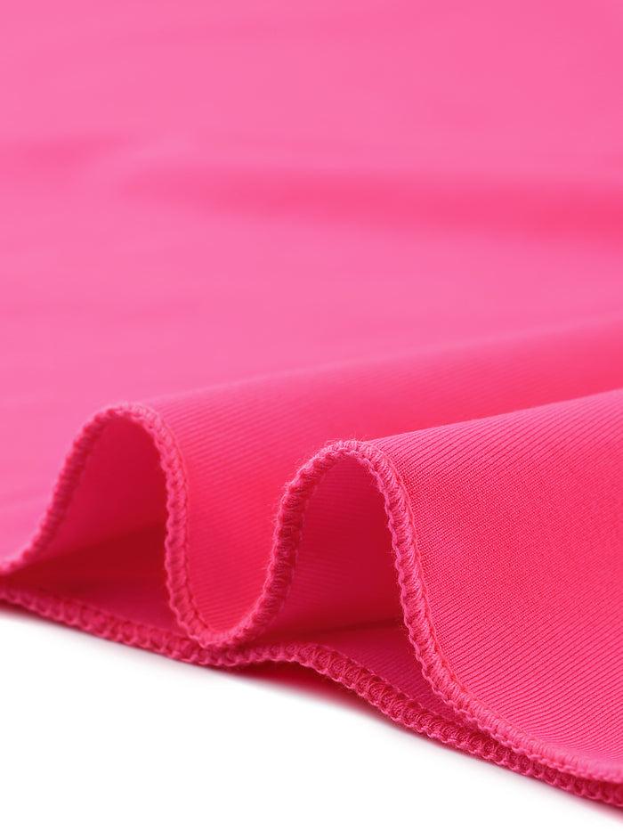 Allegra K Halter Deep V Neck Sleeveless Solid Skater Mini Dress