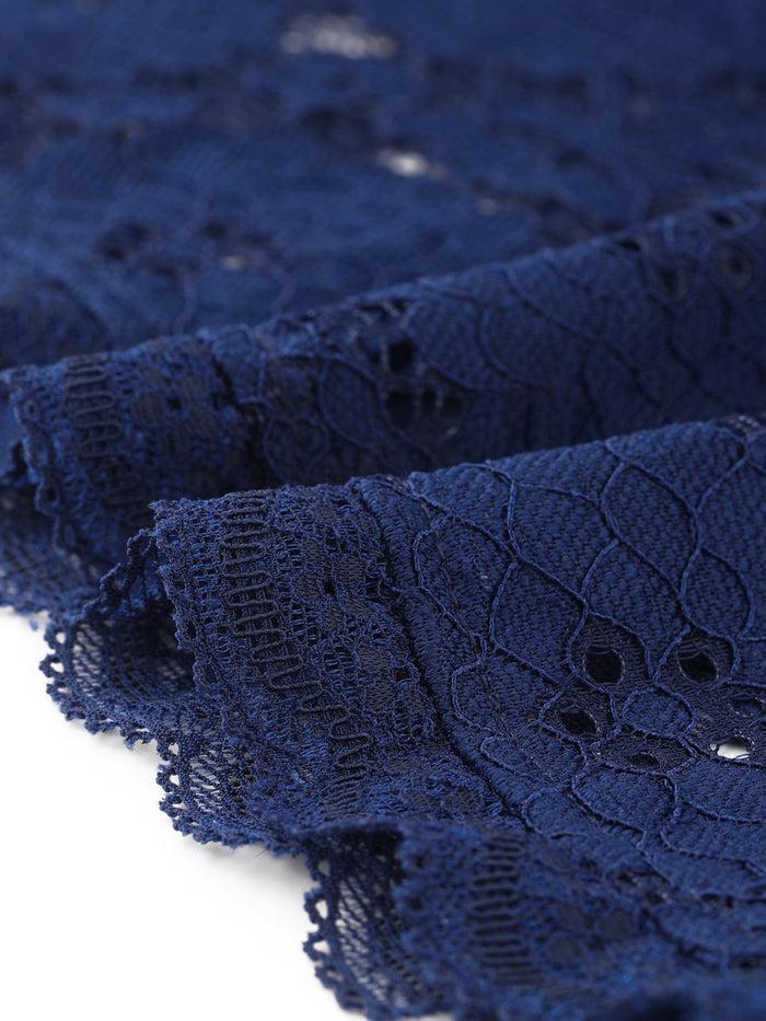 Allegra K Lace Sleeveless Crew Neck Back Hollow Out Bodycon Midi Dress