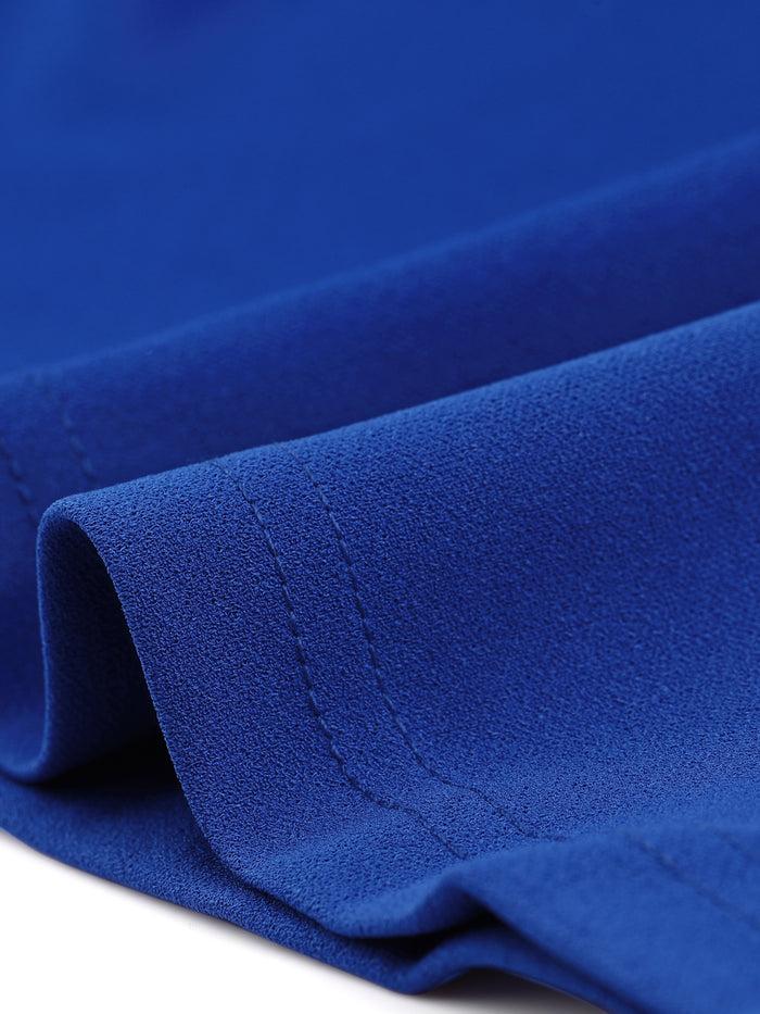 Allegra K One Shoulder Sleeveless Slit Hem Cocktail Sheath Dress