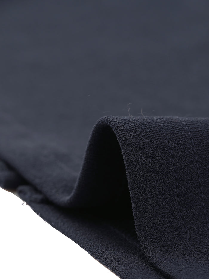 Allegra K Peplum Sweetheart Neck Short Sleeve Work Office Sheath Dress