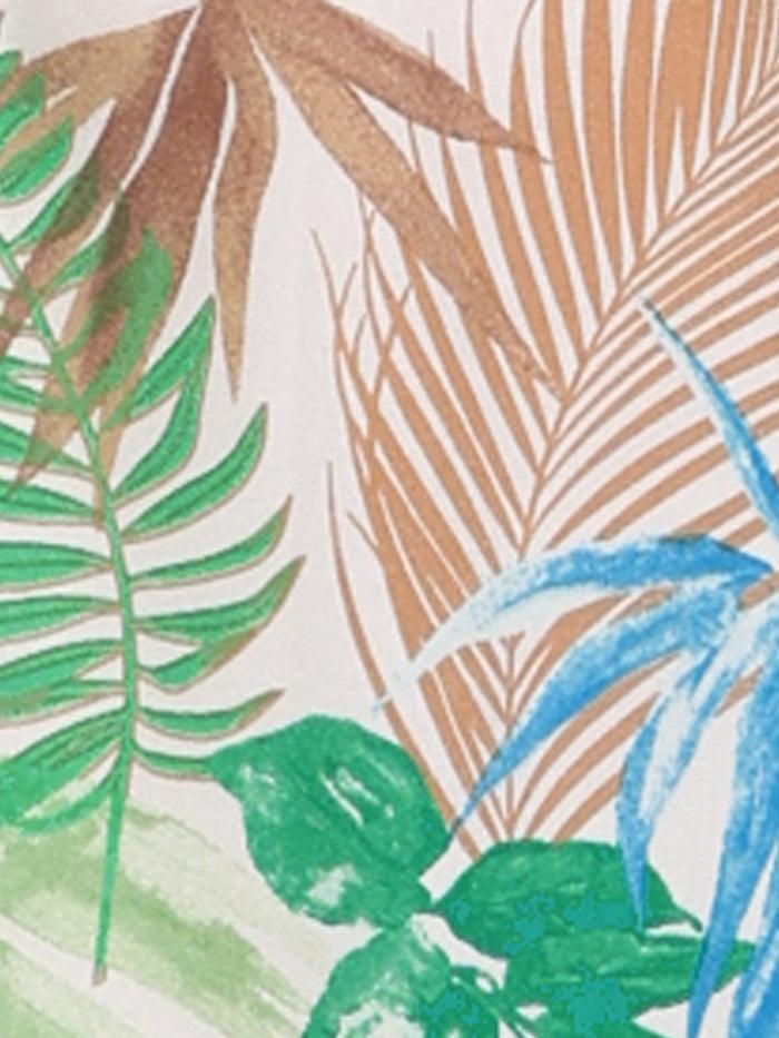 Allegra K Spaghetti Strap Floral Smocked Midi Dress