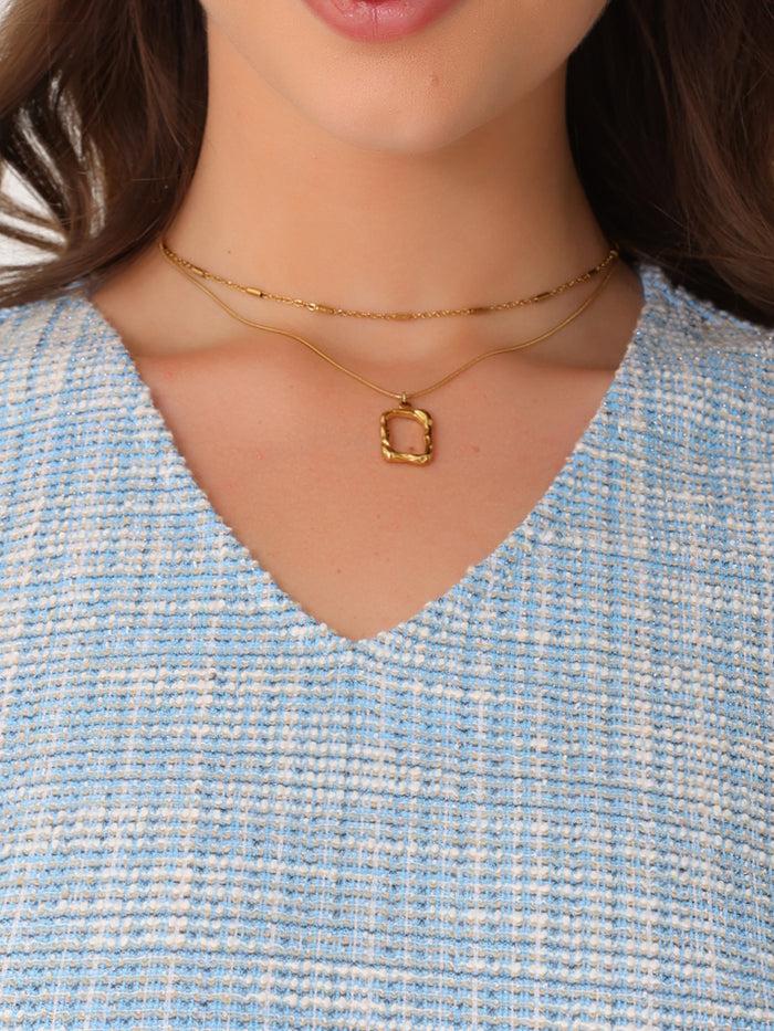 Allegra K Tweed Sleeveless V Neck Ruffles Midi Plaid Dress