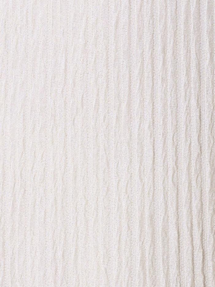 Allegra K V Neck Criss Cross Long Sleeve Textured A-Line Midi Dress