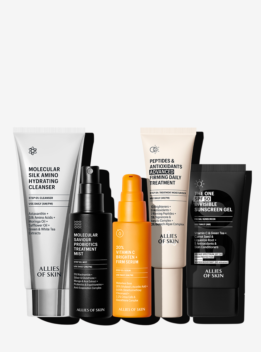allies of skin Brighten + Protect Routine